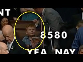 Lawmaker's Newly-Famous Son Makes A Return To The House Floor