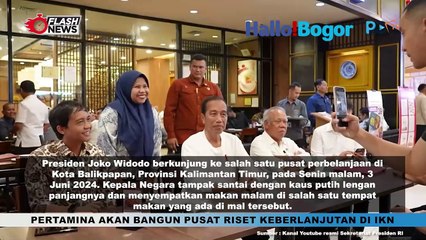 Jokowi Kunjungi Mal di Balikpapan, Sapa Warga dengn penuh Keramahan dan Swafoto Bersama