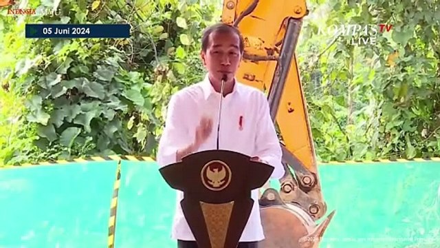 Momen Jokowi Bandingkan Kualitas Udara Jakarta dengan IKN di Depan Para Investor di IKN