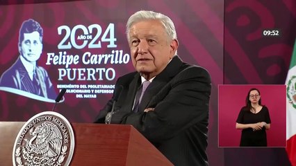 AMLO critica a encuestadoras que ponían a la par a Sheinbaum y Xóchitl