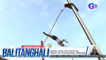 Скачать видео: Pinoy pole vaulter EJ Obiena, nag-7th place sa BAUHAUS-Galan Tournament sa Stockholm, Sweden | Balitanghali