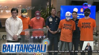 1 police major & 3 police segeant na sangkot umano sa kidnap-for-ransom ng mga dayuhang turista, iniharap sa media | Balitanghali
