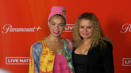 Blair Imani and Krissy Imani attend Cyndi Lauper's "Let the Canary Sing" special VIP screening in Los Angeles