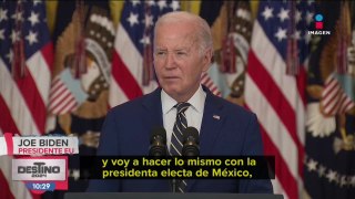 Biden felicita a López Obrador y al pueblo mexicano por las elecciones