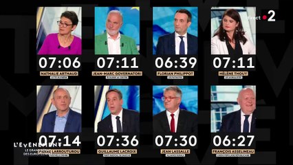 Le débat des "petites listes" se termine en chaos sur France 2, les candidats furieux contre l'heure tardive et le temps de parole réduit qui leur a été accordé
