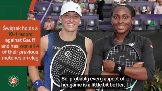 Swiatek wary of an improving Gauff ahead of semi-final