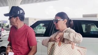 Manoj Bajpayee with his Wife Spotted at Airport
