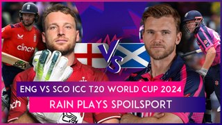 ENG vs SCO ICC T20 World Cup 2024: Both Teams Share Points After Rain Washes Out Match