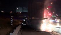 Kuzey Marmara Otoyolu'nda TIR yangını