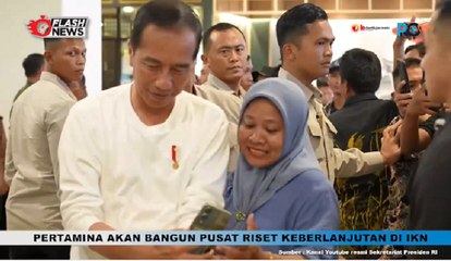 Presiden Jokowi Sambangi Mal di Balikpapan, Warga Berebut Selfie
