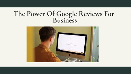 Transform Your Business with Google Reviews