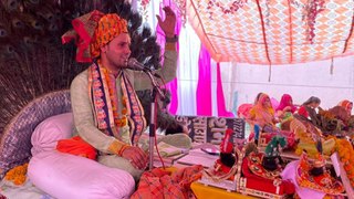कृष्ण रुक्मणी विवाह की कथा में मंगल भजनों की बही रसधारा