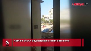 ABD'nin Beyrut Büyükelçiliğine saldırı düzenlendi