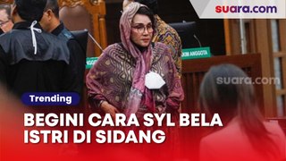 Jatah Uang Bulanan dari Kementan Naik Pesat Terbongkar, Begini Cara SYL Bela Istri di Sidang