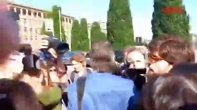 L'arrivo di Amanda Knox al Tribunale di Firenze per la sentenza sulla presunta calunnia a Patrick Lumumba