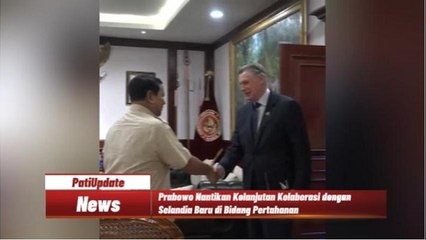 Dubes New Zealand Kunjungi Prabowo di Kantor Kemhan, Ini Harapannya!