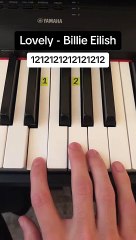 Lovely piano tutorial by Billie Eilish