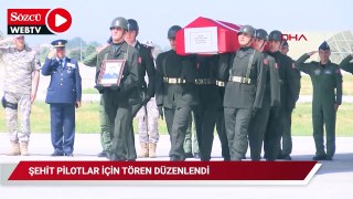 Şehit pilotlar için Çiğli Ana Jet Üssü'nde tören düzenlendi