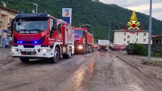 Maltempo, nel Bresciano allagato centro abitato. Soccorse 30 persone