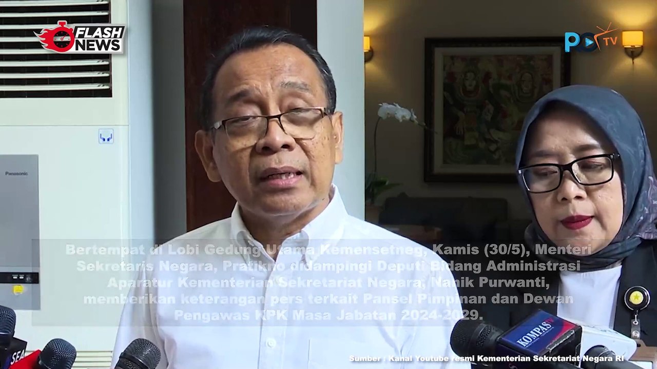 Mensetneg Umumkan Pansel KPK Terpilih