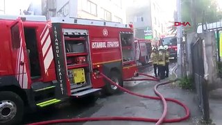 İstanbul'da plastik imalathanesinde yangın