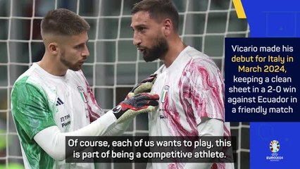 Descargar video: Vicario on battle with Donnarumma to be Italy number one