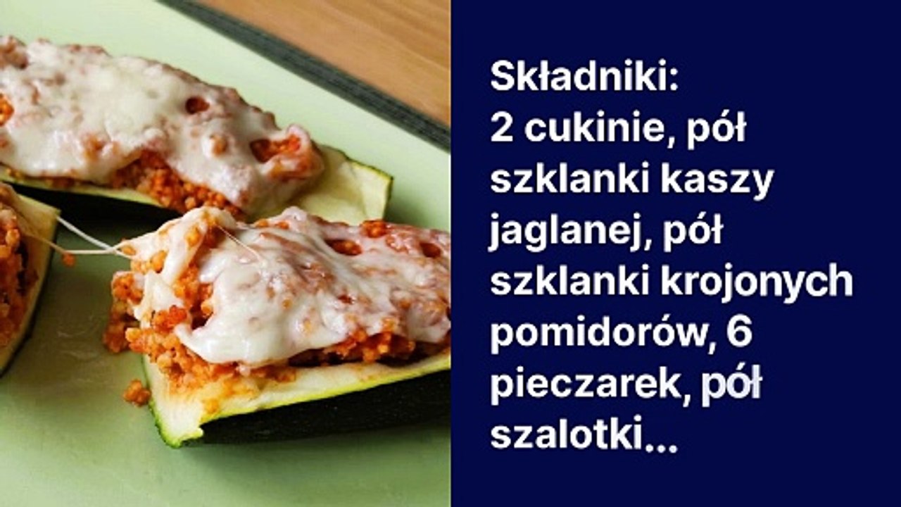 Faszerowane cukinie