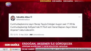 Cumhurbaşkanı Erdoğan, İYİ Parti eski lideri Meral Akşener ile görüşecek