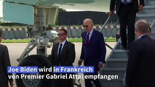 Biden zu D-Day-Gedenken in Frankreich