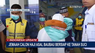 Momen Haru Jemaah Haji Asal Baubau Berpamitan sebelum Berangkat ke Tanah Suci