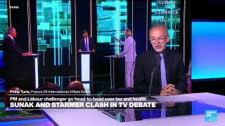 UK leaders clash in TV debate as Farage enters election fray