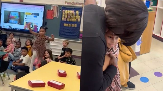 Grandparents Travel Hours To Surprise Granddaughter On Grandparents Day | Happily TV