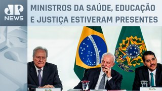 Lula sancionou três leis no Palácio do Planalto nesta terça (04)