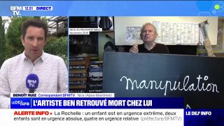 L'artiste Ben retrouvé mort dans sa maison à Nice