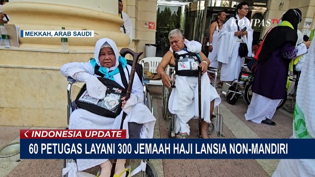 Laksanakan Rangkaian Safari Haji, 60 Petugas Layani 300 Jemaah Lansia Non-Mandiri