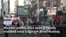 Murder probe after man is fatally stabbed near Edgware Road station