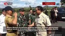 Prabowo Tinjau Pemasangan Pipa Air Bersih di Playen Gunung Kidul