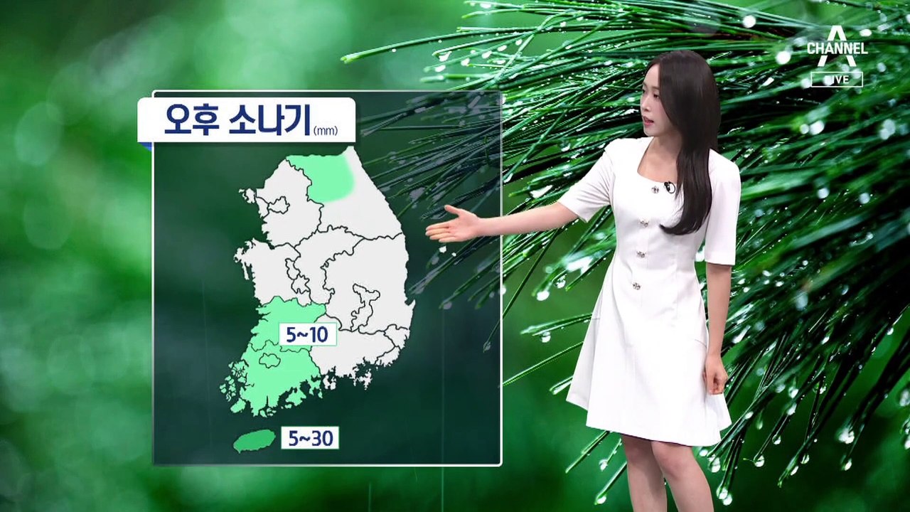[날씨]현충일 맑고 30도 안팎 더위…곳곳 소나기