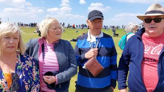 D-Day-80: Ticketless crowds enjoy the Southsea atmosphere and a good view of the King and Queen