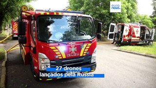 Ucrânia diz ter abatido mais de 20 drones lançados pela Rússia na última madrugada
