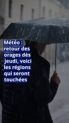 Météo : retour des orages dès jeudi, voici les régions qui seront touchées