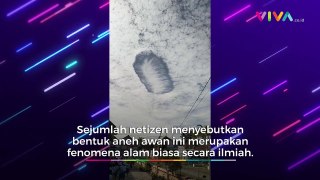 HEBOH! Langit Jawa Timur Memperlihatkan Awan Berbentuk Aneh