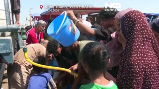 Water tanker brings momentary relief as Gaza supply shortages deepen