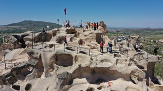 Kapadokya’nın “seyir noktası” 90 bin ziyaretçi ağırladı