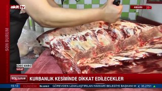 Kurbanlık kesiminde dikkat edilecekler