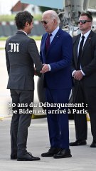 80 ans du Débarquement : Joe Biden est arrivé à Paris