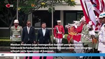 Menhan RI Prabowo Subianto, menerima kunjungan Menteri Pertahanan Malaysia
