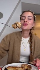 Aubergines gratinées à l’AOP Reblochon de @lafoodloveuse