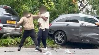 Motorist hits man over the head with rock in road rage spat
