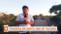 Beni UM siete cuerpos aplastados por el puente de Santa Ana son rescatados